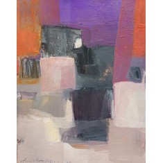 Arsalan Naqvi, 12 x 16 Inch, Acrylic On Canvas, Abstract Painting, AC-ARN-208